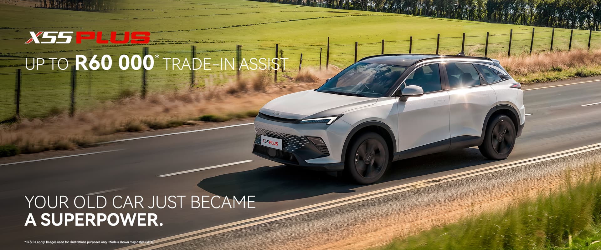 Up to R60 000 trade-in assist on the BAIC X55 Plus